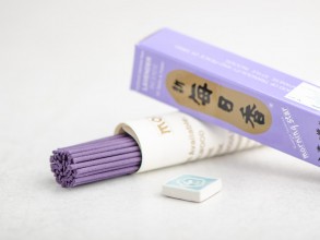 Японское благовоние Morning Star Lavender (Лаванда), 50 штук, подставка купить в Минске, Благовония (Сян Дао)
