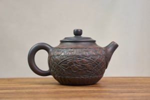 Чайник #2128, "Лотосовая броня", 260 мл., циньчжоуская керамика, Чайники
