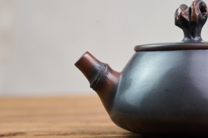 Чайник #2130, "Тёмная ветвь", 210 мл., циньчжоуская керамика, Чайники