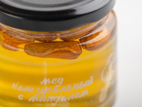 Мёд натуральный с миндалем, 240 г. купить в Минске, Мёд