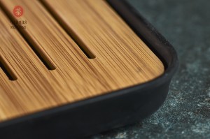 Чабань #127, 20.5x20.5x2.5 см., бамбук-пластик купить в Минске, Посуда