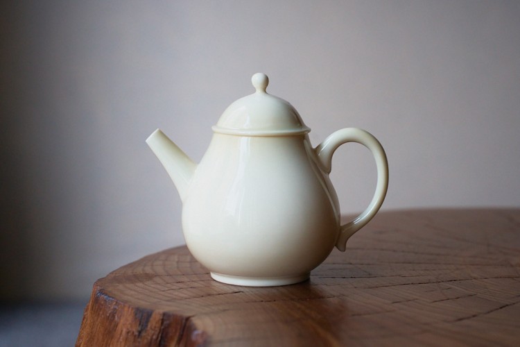 Чайник #2079, 110 мл., фарфор с зольной глазурью купить в Минске, Чайники