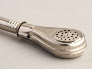 Бомбижья (бомбилья) для мате #51, 14 см., металл, Мате