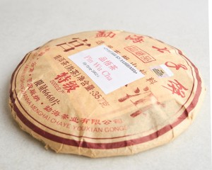 Шу пуэр "Гун Тин Бу Лан Шань", Pin Wu Cha, 2002г., 357г. купить в Минске, Шу пуэр (черный)