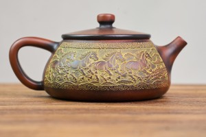 Чайник #2139, 140 мл., циньчжоуская керамика, Чайники