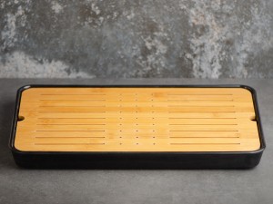 Чабань #192,  42.5x26x4 см., бамбук, пластик, Чабани (чайные столики)