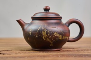 Чайник #2142, 150 мл., циньчжоуская керамика, Чайники
