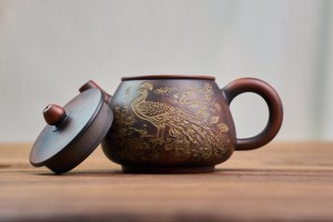 Чайник #2144, 190 мл., циньчжоуская керамика, Чайники