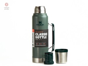 Термос STANLEY Classic 1л (зелёный), Термосы