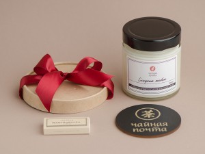 Ароматическая свеча с деревянным фитилем &quot;Сладкий табак&quot; 200 мл. купить в Минске, Ароматические свечи