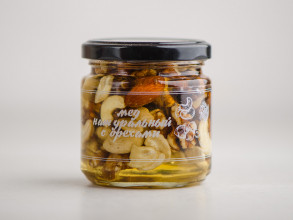 Мёд натуральный с орехами ассорти, 240 г. купить в Минске, Мед, шоколад, батончики