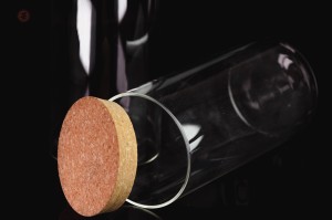 Банка стеклянная с крышкой из пробки 1.4л купить в Минске, Баночки и чайницы