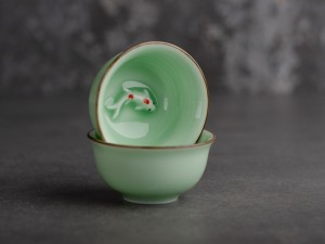 Пиала #1543 &quot;С Рыбками&quot;, 45 мл., керамика купить в Минске, Посуда
