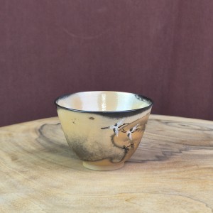 Пиала #2399, 95 мл., фарфор дровяного обжига , Пиалы