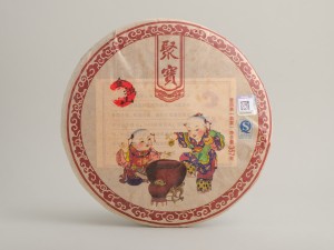 Шу пуэр  &quot;Драгоценность&quot; (Цзюй Бао), завод Цзинь Хун Шань, 2009 г., 357 г. купить в Минске, Шу пуэр (черный)