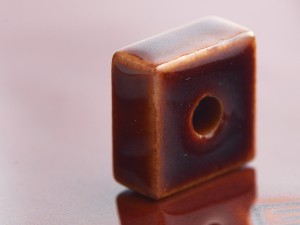 Керамическая подставка для благовоний YUKARI plate brown купить в Минске, Благовония (Сян Дао)