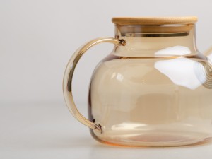 Чайник #1220, &quot;Gold&quot; 900 мл., огнеупорное стекло купить в Минске, Для варки
