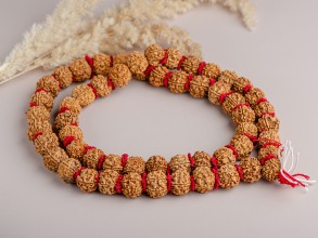 Четки #148, семена дерева Рудракши, 54 бусины, 15 мм. купить в Минске, Нужные мелочи