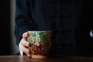 Пиала “Огненные духи” #2160, 190 мл., керамика купить в Минске, Пиалы