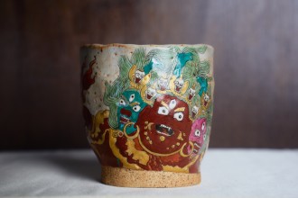Пиала “Огненные духи” #2160, 190 мл., керамика купить в Минске, Пиалы