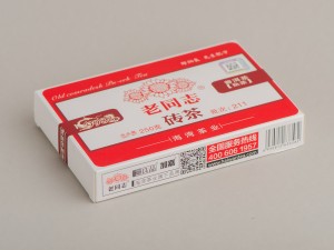 Шу пуэр &quot;Красный кирпич Лао Тун Чжи&quot;, рецепт 9988 , ф-ка Хайвань, 2021 г., 250 г. купить в Минске, Пуэр