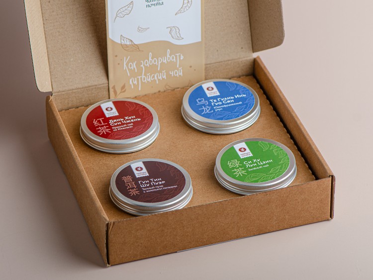 Набор чая в баночках "Знаменитые чаи Китая"  купить в Минске, Наборы чаев