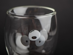 Пиала #1574, "Панда" 250 мл, двойное стекло купить в Минске, Посуда