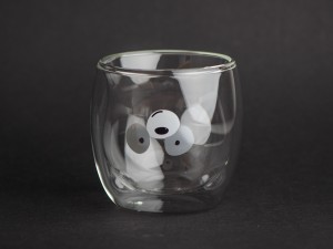 Пиала #1574, "Панда" 250 мл, двойное стекло купить в Минске, Посуда