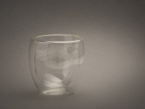 Пиала #1369, 250 мл, двойное стекло, Посуда