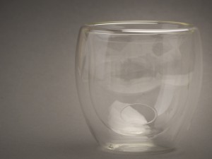Пиала #1369, 250 мл, двойное стекло, Посуда