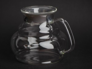 Чайник #1012, "Мори" 900 мл., огнеупорное стекло, Посуда