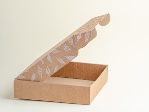 Подарочная Коробка &quot;Чайная Почта&quot; с бечевкой/лентой, картон, 22,5х21,5х5 см. купить в Минске, Упаковка