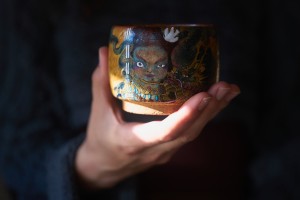 Пиала &quot;Кали и дракон&quot; #2166, 220 мл., керамика       купить в Минске, Пиалы