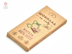 Шоколад на меду, Масала, 46% какао, без сахара, 20 г. купить в Минске, Шоколад без сахара