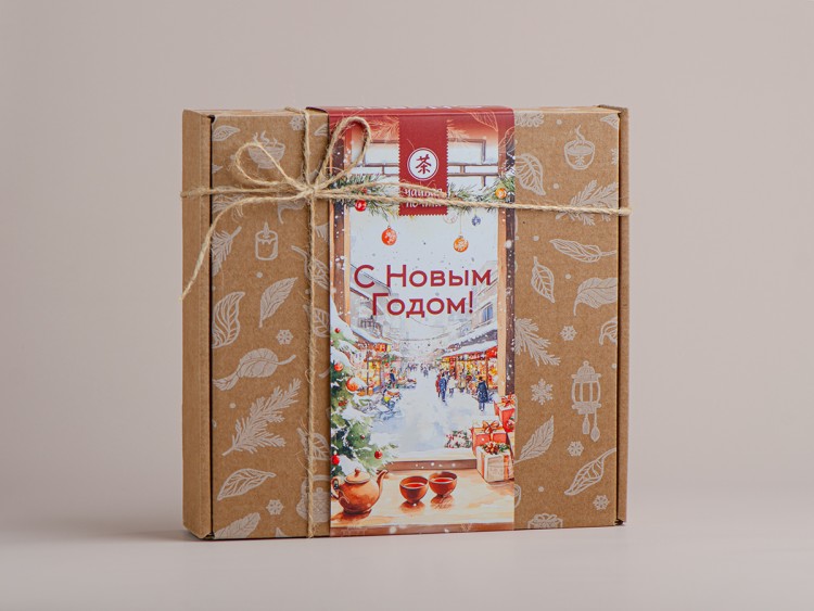 Набор чая "С Новым Годом!" купить в Минске, Готовые чайные наборы в подарок