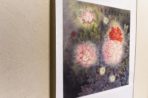 Свиток для чайной церемонии Пионы ночью купить в Минске, Свитки с живописью