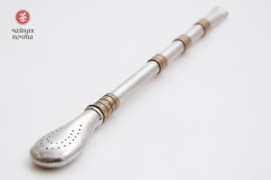 Бомбижья (бомбилья) для мате #23, 20 см., нержавеющая сталь купить в Минске, Бомбижьи (бомбильи)