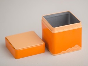 Баночка #224, оранжевая, 9х8х8 см. металл. купить в Минске, Нужные мелочи