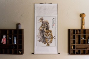 Свиток для чайной церемонии Мудрец и тигр купить в Минске, Свитки с живописью