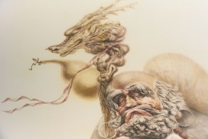 Свиток для чайной церемонии Мудрец и тигр купить в Минске, Свитки с живописью