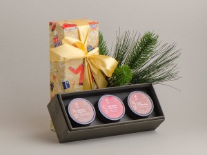 Набор чая с баночками "Уютный НГ" (Красный чай, прогретый улун и ГАБА) купить в Минске, Наборы чаев