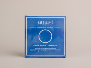 Шоколад Amavi «Фундук,Изюм» Темный 62% 50 г. купить в Минске, Шоколад без сахара