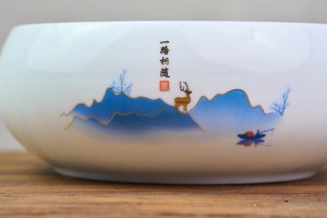Чайный пруд #31, 20х7,5 см, фарфор, Чайные пруды