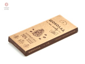 Шоколад на меду, Кедровый орех, 70% какао, без сахара, 45 г. купить в Минске, Шоколад без сахара