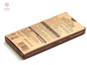 Шоколад на меду, Кедровый орех, 70% какао, без сахара, 45 г. купить в Минске, Шоколад без сахара