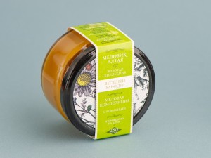 Мёд натуральный, "С Ромашкой" 250 г., Мёд
