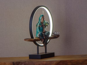 Богиня Гуань Инь (подставка с подсветкой) #520, + арома конусы (10шт.), керамина, 38х48 см. купить в Минске, Посуда