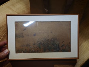 Подарочная упаковка для чая "Ласточки и Лотосы", 2 банки, пакет.  купить в Минске, Упаковка