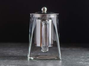 Чайник #1177, &quot;Квадро&quot; 700 мл., огнеупорное стекло купить в Минске, Посуда