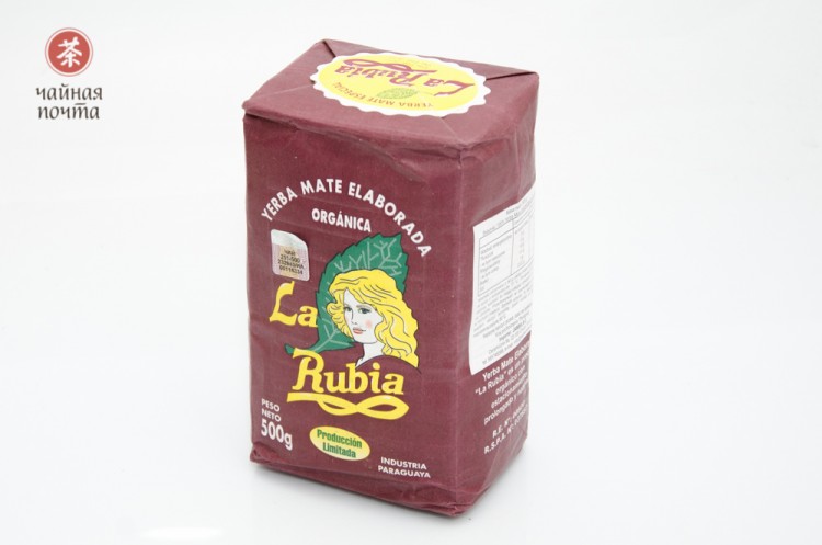 Йерба Мате "La Rubia", Organica, Парагвай, 500 г. купить в Минске, Парагвай